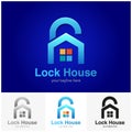 Lock house symbol.