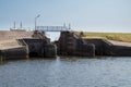 The lock of HÃÂ¸jer, Wadden Sea, Denmark Royalty Free Stock Photo