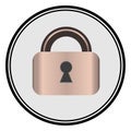 Lock icon. Secret. Protection. Security Control