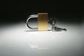 Lock isolated Royalty Free Stock Photo