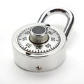 Lock isolated on white background Royalty Free Stock Photo