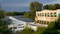 Lock on Isonzo River near Sagrado Royalty Free Stock Photo