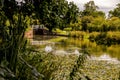 A lock on the Kennet and Avon canal, Devizes in the UK.