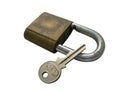 Lock and key Royalty Free Stock Photo