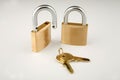 Lock and keys Royalty Free Stock Photo