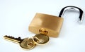 Lock and keys Royalty Free Stock Photo