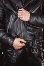 Lock leather jackets