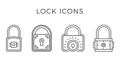 Lock Line Icon