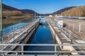 Lock of the Main Danube Canal near Kelheim