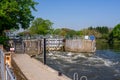 The lock at Molesey, Surrey Royalty Free Stock Photo