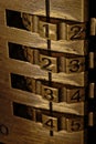 Lock with number code Royalty Free Stock Photo