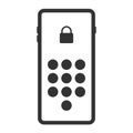 Lock phone icon