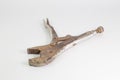 Lock pliers in isolated Royalty Free Stock Photo