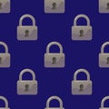 Lock seamless pattern