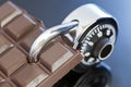 Lock up your Chocolate Royalty Free Stock Photo