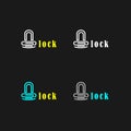 Lock vector logo