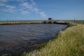 The lock of Vidaa, Wadden Sea, Denmark Royalty Free Stock Photo