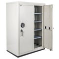 Lockable Storage Cabinet isolated on white background Royalty Free Stock Photo