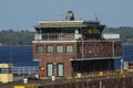 Lockage Kiel-Holtenau in the Kiel Canal. Royalty Free Stock Photo