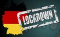 Lockdown of Germany due to Coronavirus COVID-19