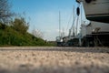 Lockdown,in a Marina near Rome