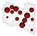 Lockdown Polygonal 2D Mesh Vector Map of Libya