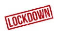 Lockdown Rubber Stamp. Red Lockdown Rubber Grunge Stamp Seal Vector Illustration - Vector Royalty Free Stock Photo