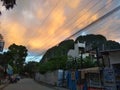 Lockdown view in El Nido, Palawan, closed establishments and quiet road. Captured July. 7, 2020. Royalty Free Stock Photo