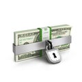 Locked bill Royalty Free Stock Photo