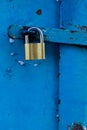 Locked door Royalty Free Stock Photo