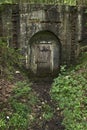 Locked entrance of bunker system