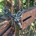 Locked gate