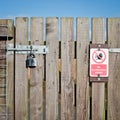 Locked gate Royalty Free Stock Photo