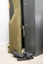 Locked  gun safe Royalty Free Stock Photo