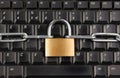 Locked Keyboard Royalty Free Stock Photo