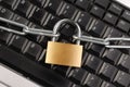 Locked Keyboard Royalty Free Stock Photo
