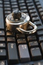 Locked keyboard Royalty Free Stock Photo
