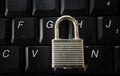 Locked keyboard Royalty Free Stock Photo