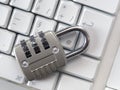 Locked keyboard, Royalty Free Stock Photo