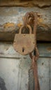 Locked room with lock Royalty Free Stock Photo