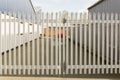 Locked Security Gates Royalty Free Stock Photo