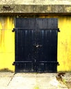 Locked Steel Door Royalty Free Stock Photo