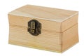 Locked wooden chest