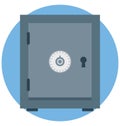 Locker Color Isolated Vector Icon that easily can be modified and edit.