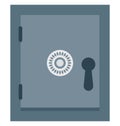 Locker Color Isolated Vector Icon that easily can be modified and edit.