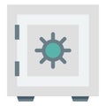 Locker Color vector icon fully editable