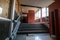 A Locker Room in an Abandoned School