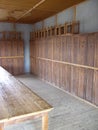 Lockers at Dachau, Germany. Royalty Free Stock Photo