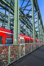 Lockers at the Hohenzollern bridge