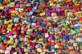 Lockers at the Hohenzollern bridge symbolize love forever